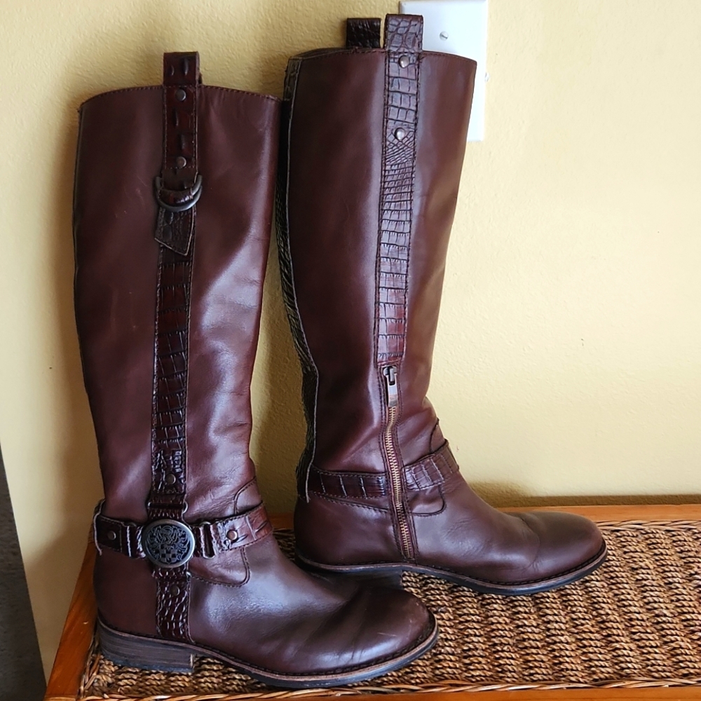 Vince Camuto Riding Leather Boots